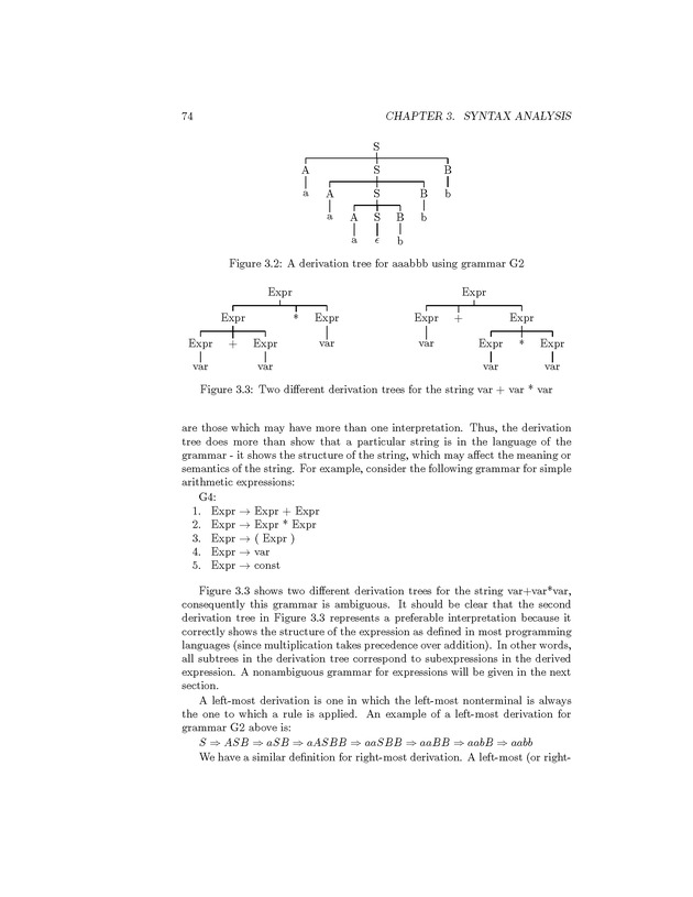 Compiler Design: Theory, Tools, and Examples - Page 74